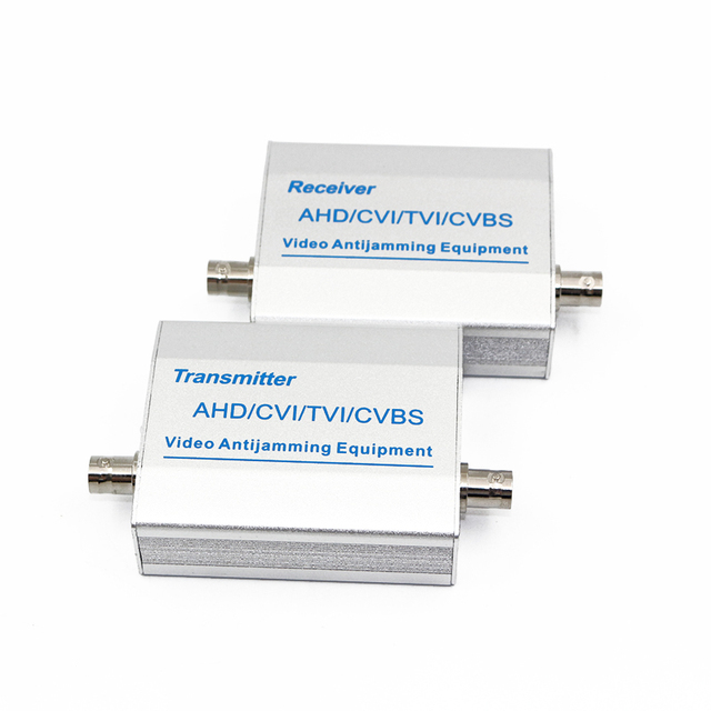 HD Video Anti-jamming AHD/CVI/TVI Camera Signal Amplifier Extender Filter Signal Amplification Coax Video Anti-jamming Device