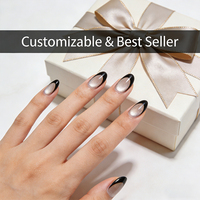Ongles à presser instantanés DIY pour salon, prêts à poser, sans dommages, sains, inodores, qualité supérieure ABS, vente en gros