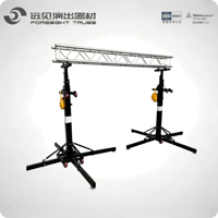Tour de levage Foresight en aluminium léger pour Line Array, manipulation aisée mais charge lourde pour une installation et un réglage rapides sur site
