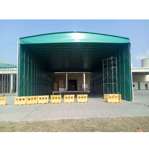 Tente coulissante portable et durable avec protection contre la pluie et le soleil, abri instantané pour matériaux de construction et outils - Product Image 5