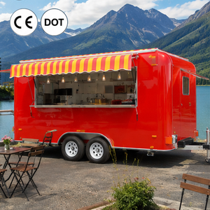 รถขายอาหารเคลื่อนที่แบบใหม่ของ Etodevice รถพ่วงขายกาแฟเคลื่อนที่ ครัวเคลื่อนที่ รถขายอาหารเคลื่อนที่ - Product Image 1