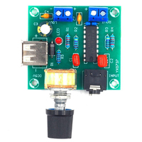 Carte d'amplificateur stéréo CM2038 5Wx2 canaux, module fini haute-fidélité, alimentation USB 5V DC, contrôle du volume