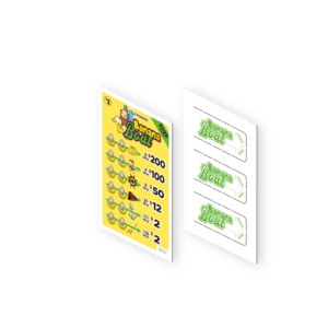 Ticket à languette à trois fenêtres, carte scellée, papier recyclable, conception personnalisée <span class=keywords><strong>de</strong></span> ticket <span class=keywords><strong>de</strong></span> loterie à languette, règles <span class=keywords><strong>du</strong></span> <span class=keywords><strong>jeu</strong></span>, taux <span class=keywords><strong>de</strong></span> gain - Product Image 6