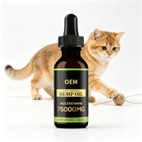 Vente en gros, usine chinoise, OEM, marque privée, gouttes calmantes pour chiens et chats, soulagement de l'anxiété, avec vitamines