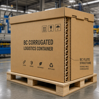 Boîte en carton ondulé en papier kraft personnalisée pour canard rôti pour porc rôti