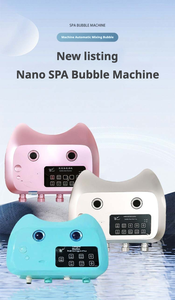 Machine à bulles de bain automatique pour chat et chien SPA en plastique avec 4 flacons Produits de toilettage pour animaux de compagnie Nettoyage de la salle de bain Shampoing en caoutchouc - Product Image 4