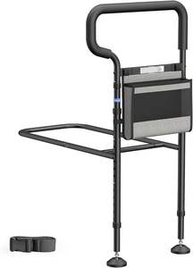 Направляющая для кровати для пожилых людей, боковая стойка с опорными ножками для пожилых пациентов, хирургических пациентов, направляющая для медицинской кровати - Product Image 4