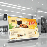 Panel Publicitario Digital Android Full HD de 21.5 y 23.8 Pulgadas para Elevadores, Restaurantes, Interiores y Exteriores, con Soporte de Mesa