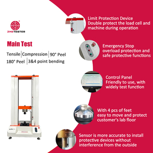 Máquina de Ensayo de Tracción Universal Lixian HZ-1009 de 10 Toneladas, Alta Precisión 0.1%, Duradera - Product Image 1