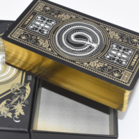 Vente en gros de jeux de cartes Oracle personnalisés, cartes de tarot, cartes de jeu en papier avec impression d'affirmations motivantes et inspirantes, guide, KMS