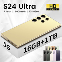 Teléfono Inteligente Global Desbloqueado S24 Ultra 5G LTE CDMA, 65W, 12GB/512GB, 108MP HD, 120Hz OLED, Snapdragon Serie 800, Doble SIM