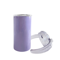 Entrepôt des États-Unis livraison gratuite 12oz 360ml tasse en blanc de sublimation enfants gobelets scintillants par sublimation avec deux couvercles