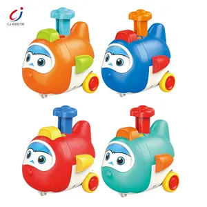 Chengji cartoon friction plane toy kids early educational pressing deformation aircraft inertial other toy vehicles airplane