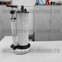 Extracteur de liquide manuel et pneumatique HUTZ 9L en plastique pour vidange d'huile de voiture, pompe de transfert d'huile moteur X3090MPD, déposeur de réservoir