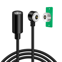 Angle droit 90 degrés 12V 3A mâle femelle DC Interface connecteur de câble de charge magnétique avec PCB