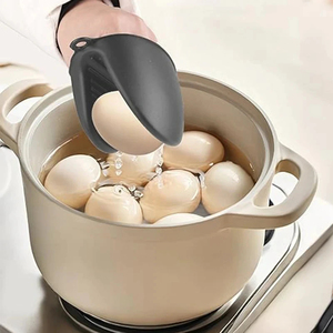 Mini-gants de four en <span class=keywords><strong>silicone</strong></span> résistants à la chaleur, isolants et antidérapants, avec pince pour support de casseroles, épaissis pour la cuisson - Product Image 5
