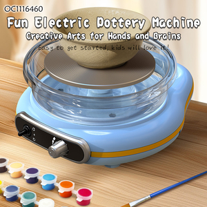 Giochi <span class=keywords><strong>Divertenti</strong></span> da Interno, Kit Educativi Fai-da-Te, Macchina Elettrica per Ceramica e Argilla per Bambini - Product Image 2