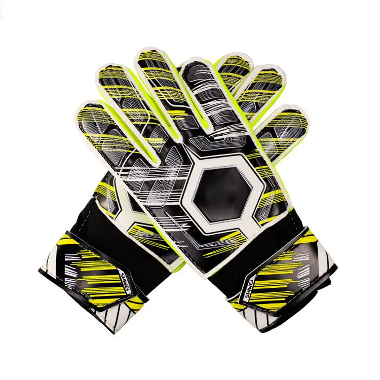 Goalkeepers Goalie Soccer Gloves Football Goal Keeper Gloves Anti-slip Latex And Soft PU