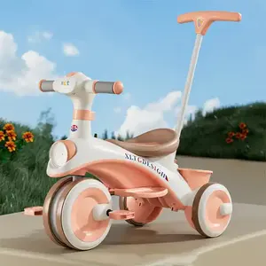 安全材料儿童三轮车/儿童汽车玩具自行车/脚凳可以拆卸儿童三轮车