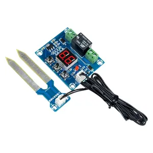 Vochtigheid Controller Bodem Sensor Module Board Dv 12V 10A Automatische Controle Irrigatie Rode Digitale Display XH-M214