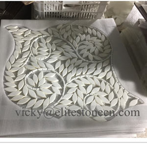 กระเบื้องโมเสคหินอ่อนสีขาวเบียนโก คาร์รารา และธัสโซส สำหรับผนังและพื้น - Product Image 1