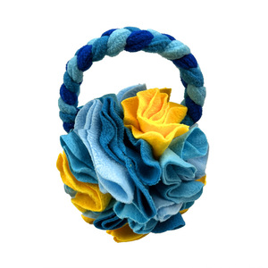 لعبة كرة البولينج المخملية للكلاب والقطط، لعبة مضغ للأسنان مع ميزات التنظيف والبحث واللعب، مستلزمات تعليمية للحيوانات الأليفة - Product Image 2