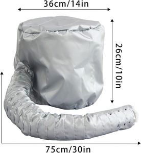 Sèche-cheveux portable en polyester avec <span class=keywords><strong>bonnet</strong></span>, outil professionnel de salon pour le coiffage, <span class=keywords><strong>bonnet</strong></span> de séchage à capuche pour cheveux bouclés - Product Image 6