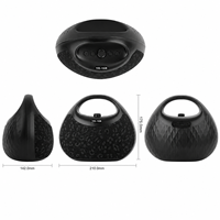 Enceinte portable Bluetooth en tissu avec poignée, motif léopard, sans fil, stéréo, basses puissantes, pour extérieur, commande en gros YE-168