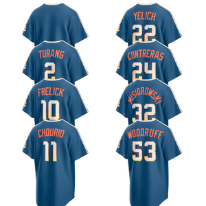 2026 Milwaukee City Connect Jersey Baseball Shirts Op Maat Gemaakt, Gestikt, Geborduurd, Uniformen met Logo's - Product Image 1