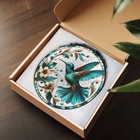 Pendentif attrape-soleil en vitrail œil porte-bonheur pour attirer la chance et éloigner la négativité