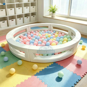 <span class=keywords><strong>Piscine</strong></span> à balles modulaire moderne en HDPE blanc transparent avec design modulaire pour location événementielle, développement des capacités motrices, jeu pour bébés, haute qualité - Product Image 1