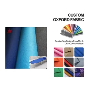 New Design 600d PVC Coated 100% Polyester Oxford Fabric Rain Coat Use