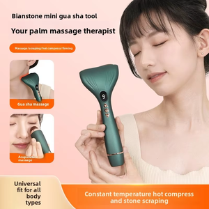 Masseur à aiguilles en pierre pour usage domestique, anti-rides, appareil de lifting facial, outil de raclage des méridiens pour application corporelle - Product Image 4