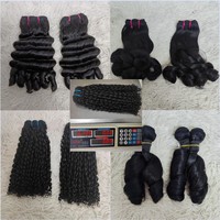 Letsfly Wholesale Double Drawn Raw Virgin Human Hair Weave Natural Color Pixie Curly Human Hair Raw Hair Extension