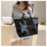 Sacs de plage en plastique transparent biodégradable réutilisables de grande capacité, design personnalisé en gros, sacs de shopping en plastique à vendre