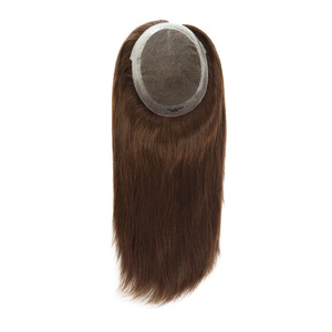 วิกผมผู้หญิงแบบไม่มีเชือกผูก ทรงผมยาวสีน้ำตาล ปิดผมขาว เพิ่มวอลลุ่ม มีสินค้าพร้อมส่ง - Product Image 2