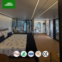 WELLUCKY Villa portable Apple Cabin pour projets hôteliers extérieurs – Unité préfabriquée de luxe à installation rapide et personnalisation de marque