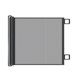 Barrière de sécurité rétractable automatique pour chiens et chats, pour escalier intérieur, sans perçage, filet de sécurité - Product Image 1