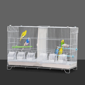 Chất lượng cao ba không gian lồng chim có thể được giữ riêng biệt nhiều không gian LỒNG CHIM nhiệm vụ nặng nề dây thép chăn nuôi Vẹt lồng - Product Image 1