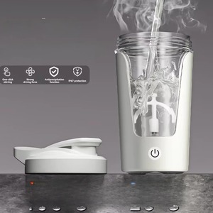 Vaso Mezclador Eléctrico de 450 ml, Botella Mezcladora Portátil para Proteínas en Polvo, para Viajes, Hogar, Oficina, Cocina - Product Image 4