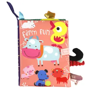 Wholesale Baby Toys Book Fabric Education Cloth Books Baby Baby Cloth Book