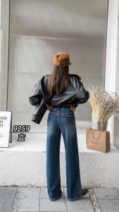 Jeans Larghi da <span class=keywords><strong>Donna</strong></span> <span class=keywords><strong>Taglie</strong></span> Forti, Casual, Tinta Unita, Gamba Dritta, Tessuto Elastico, Vita Alta, Vestibilità Ampia, per Tutte le Stagioni - Product Image 4