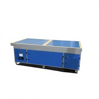 Table de ponçage anti-poussière pour le travail du bois DIY, pour atelier scolaire et éducatif, établi de travail sécurisé à aspiration descendante multi-utilisateurs