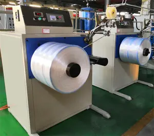 Best selling machinery Air cooling pp film rope extruder production line plastic blown rope yarn making machine