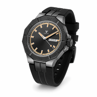 Montre-bracelet de luxe OEM de haute qualité en quartz, avec bracelet en silicone et PC, étanche, verre haute dureté, affichage sportif, mode et affaires