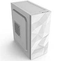 ABKO C20 WH ATX Mid Tower PC Case with Fan 1x 120mm Non-RGB USB 3.0 High-Airflow Cooling Steel
