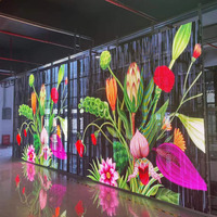 Pantalla LED Transparente para Exteriores, Pantalla LED de Alquiler para Interiores, Fondo de Escenario, Fondo de Eventos, Muro de Video Digital, Malla