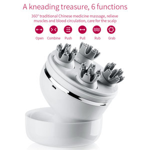 Masseur de tête portable 3D rechargeable et étanche IPX7 Beautyfountain JY-H106 avec vibration et batterie 600 mAh pour un confort optimal - Product Image 3