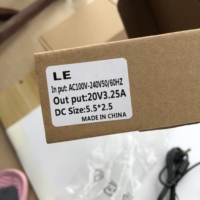 Adaptador de Corriente para Portátil OEM de 65 W, 20 V, 3,25 A, Cargador de CA para Lenovo 5,5*2,5, Precio de Fábrica Económico