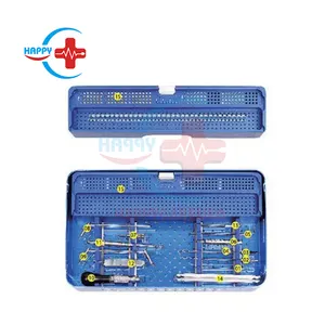 Kit d'instruments orthopédiques à plaque de verrouillage VET HC-T038A kit d'instruments chirurgicaux vétérinaires